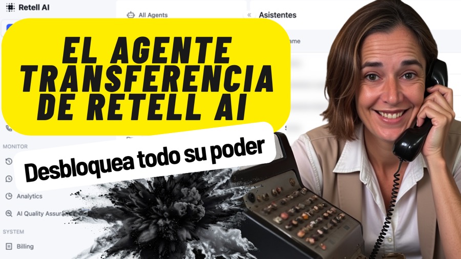 agente transferencia Retell AI